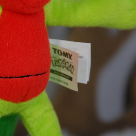 Tomy Pokemon 8" TREECKO Official TOMY Authentic Plush Stuffed 2016 - Picture 8 of 13